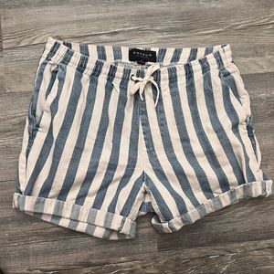 Pacsun Striped Denim shorts